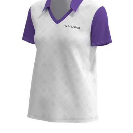 All Day No Button Short Sleeve Polo - 4-Way Standard Fit Women's