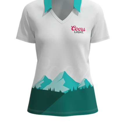 All Day No Button Short Sleeve Polo - 4-Way Standard Fit Women's