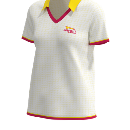 All Day No Button Short Sleeve Polo - 4-Way Standard Fit Women's