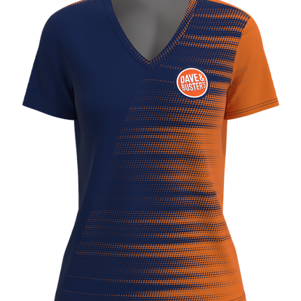 Women's U-B-U Short Sleeve Deep V-Neck - 4-Way Tapered Fit