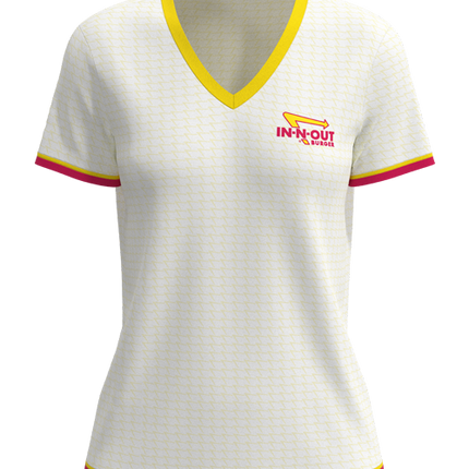 Women's U-B-U Short Sleeve Deep V-Neck - 4-Way Tapered Fit