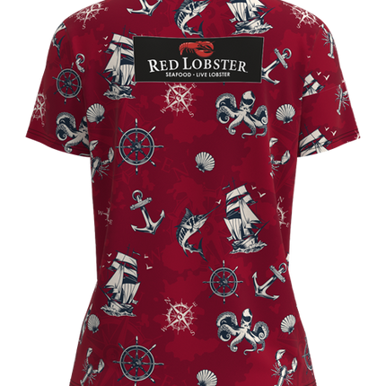 Women's U-B-U Short Sleeve Deep V-Neck - 4-Way Tapered Fit