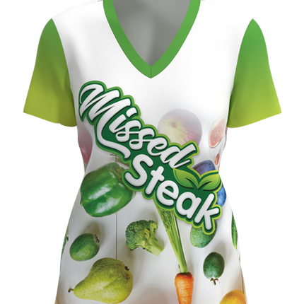 Women's Dash Short Sleeve V-Neck - Micropin