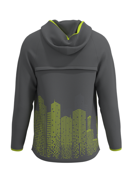 Men's Windy Woven Jacket W/ Hood - Flex 4 Lw Mesh Lined