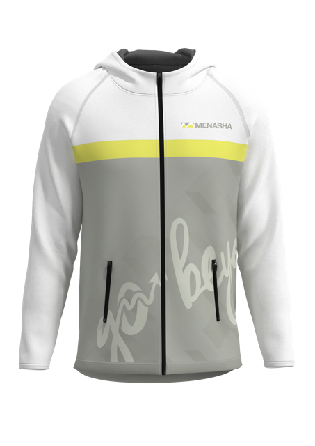 Men's Windy Woven Jacket W/ Hood - Flex 4 Lw Mesh Lined