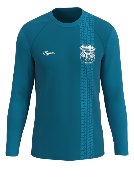 Men's Raglan Long Sleeve Crew Neck