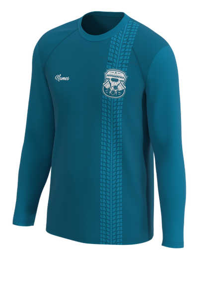 Men's Dash Long Sleeve Crew Neck - Micropin