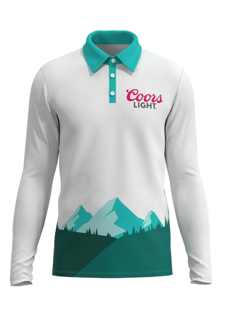All Day Long Sleeve Stretch Polo Men's