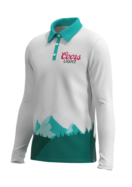 All Day Long Sleeve Stretch Polo Men's