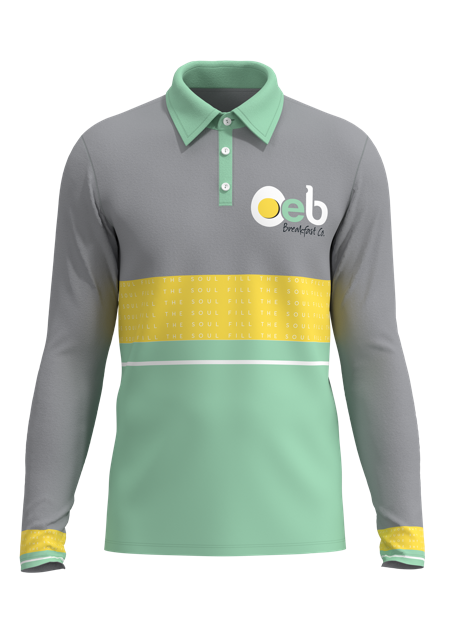 All Day Long Sleeve Stretch Polo Men's