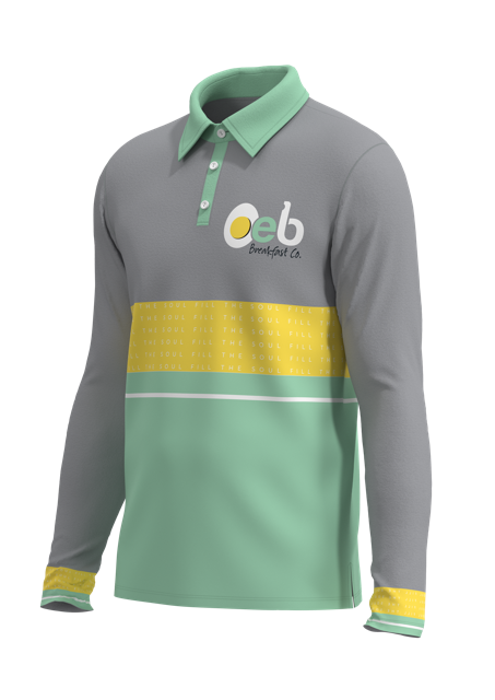 All Day Long Sleeve Stretch Polo Men's