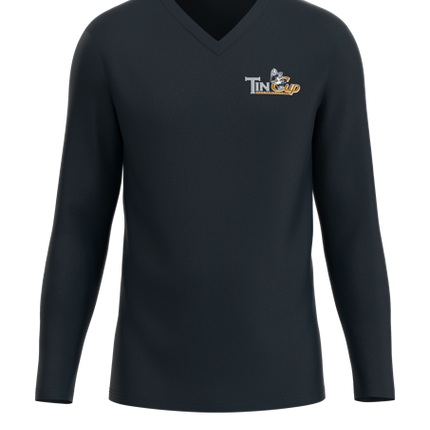 Men's Dash Long Sleeve V-Neck - Micropin