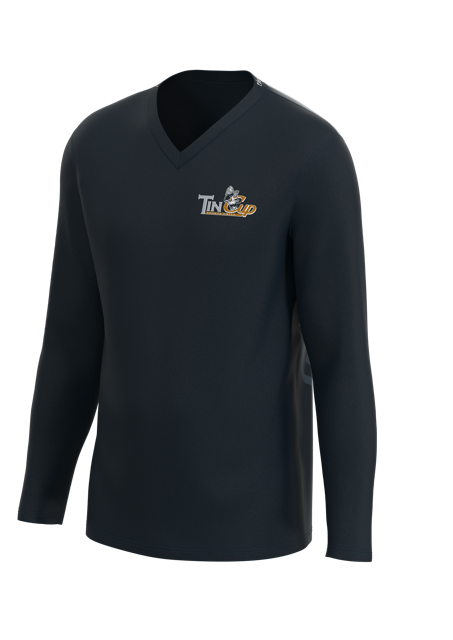 Men's Dash Long Sleeve V-Neck - Micropin