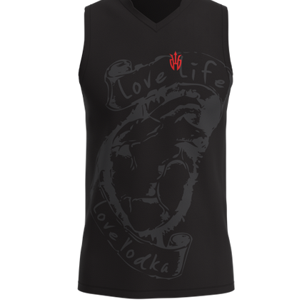 Men's Premium Sleeveless Modified Crew Neck