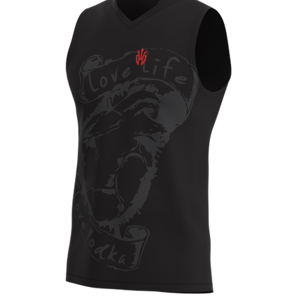 Men's Premium Sleeveless Modified Crew Neck