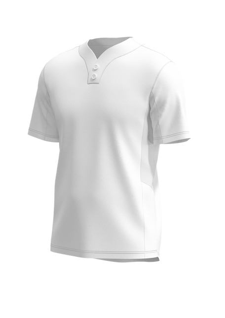 Men's Elite 2 Button Short Sleeve Baseball Jersey
