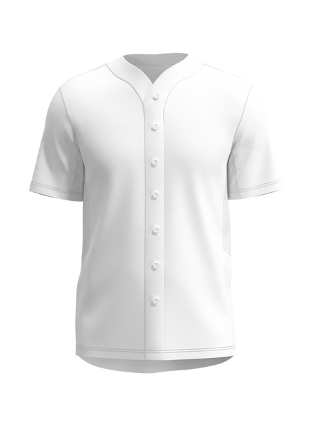 Men's Elite Full Button Short Sleeve Baseball Jersey