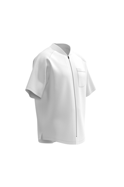 Men's Noma Hybrid Full Zip Chef Coat Short Sleeve