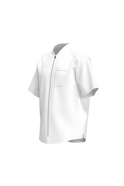 Men's Noma Hybrid Full Zip Chef Coat Short Sleeve