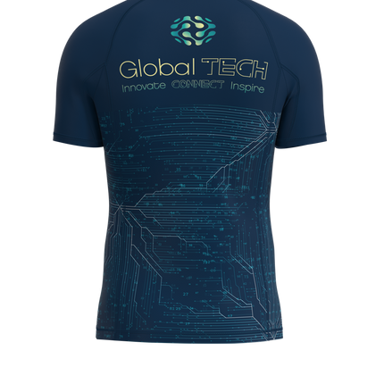 Men's Squeeze Short Sleeve Compression Crew Neck