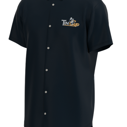 Men's Elite Full Button Short Sleeve Dress Shirt 4-Way - Tapered Fit