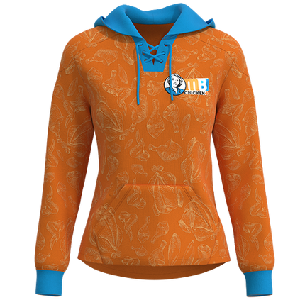 Women's Sport Pullover Lace Hoodie - Dna Stretch