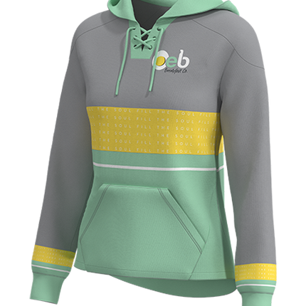 Sport Pullover Lace Hoodie - Fleece Women's