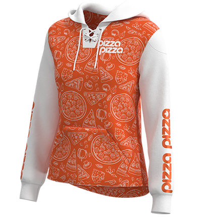 Women's Sport Pullover Lace Hoodie - Fleece