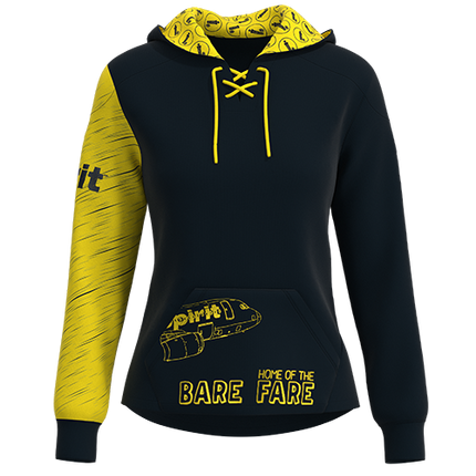 Sport Pullover Lace Hoodie - Fleece Women's