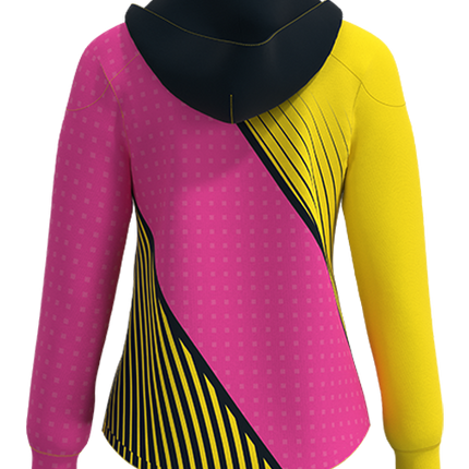 Women's Sport Pullover Lace Hoodie - Fleece