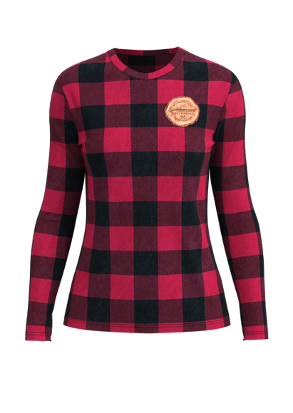 Women's Dash Long Sleeve Crew Neck  - Micropin