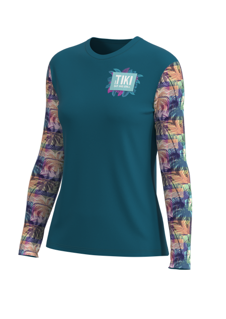 Women's Dash Long Sleeve Crew Neck  - Micropin