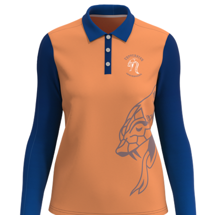 Women's All Day Long Sleeve Stretch Polo