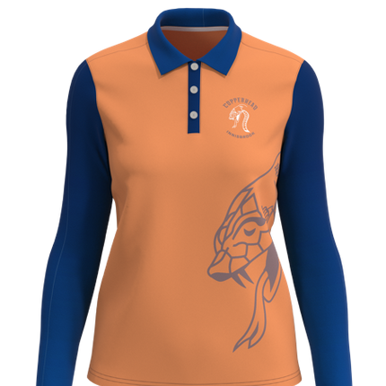 All Day Long Sleeve Stretch Polo Women's