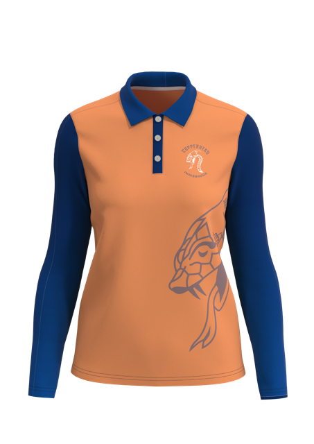 Women's All Day Long Sleeve Stretch Polo