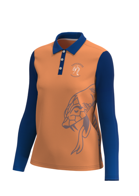 All Day Long Sleeve Stretch Polo Women's