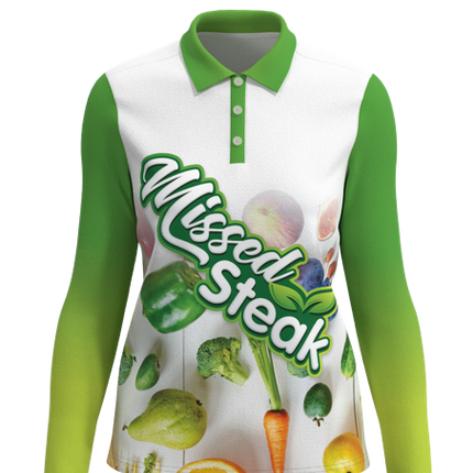 All Day Long Sleeve Stretch Polo Women's