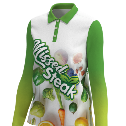 All Day Long Sleeve Stretch Polo Women's