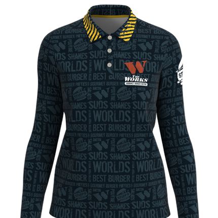 All Day Long Sleeve Stretch Polo Women's