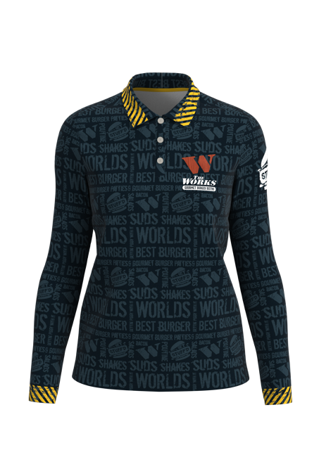 All Day Long Sleeve Stretch Polo Women's