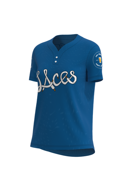 Women's Classic 2 Button Short Sleeve Softball Jersey