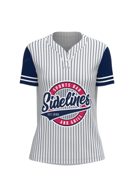 Women's Classic 2 Button Short Sleeve Softball Jersey