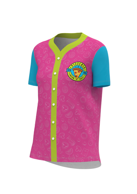 Women's Classic Full Button Short Sleeve Softball Jersey