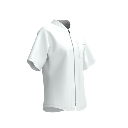 Women's Noma Hybrid Full Zip Chef Coat Short Sleeve