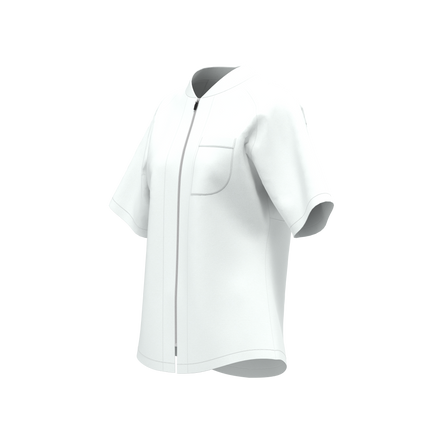 Women's Noma Hybrid Full Zip Chef Coat Short Sleeve