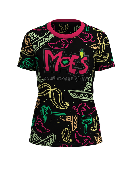 Women's Dash Short Sleeve Crew Neck - Micropin