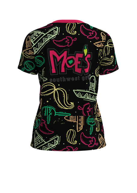 Women's Dash Short Sleeve Crew Neck - Micropin