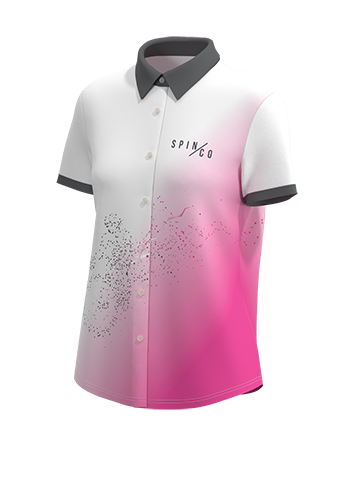 Women's Elite Full Button Short Sleeve Dress Shirt - 4-Way Tapered Fit