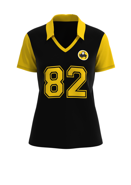 All Day No Button Short Sleeve Polo - 4-Way Standard Fit Women's