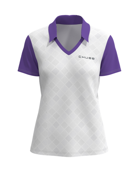 All Day No Button Short Sleeve Polo - 4-Way Standard Fit Women's